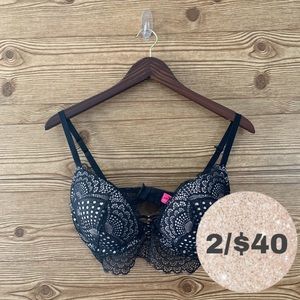 LASENZA BEYOND SEXY BLACK LACE BRA 34DDD